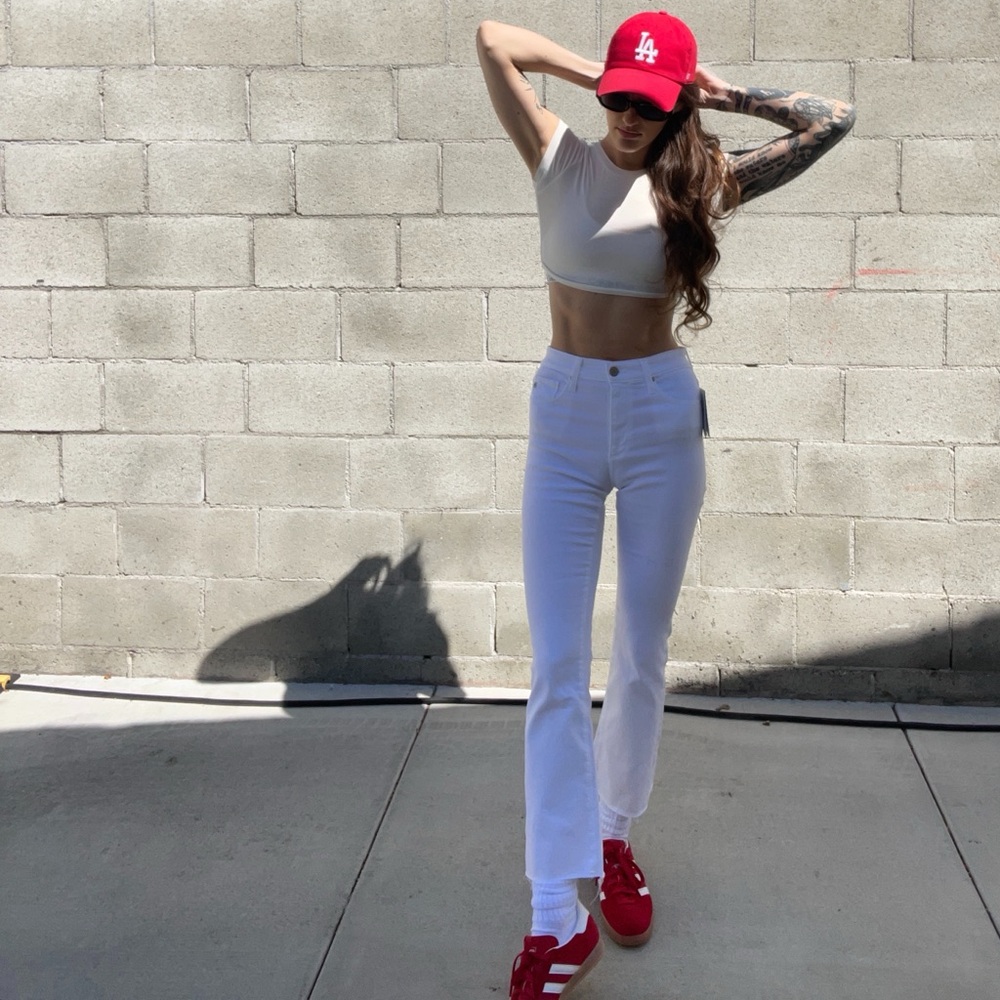 AG Adriano Goldschmied White Denim Jeans